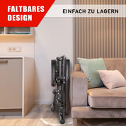 Profihantel | Klappbare Deluxe Hantelbank | Platzsparend & schnell klappbar | 21-fach verstellbare Schrägbank | Extreme Belastbarkeit 550 kg | Mit Beinhalterung | Faltbare und stabile Trainingsbank