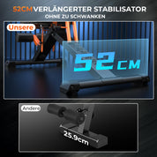 400KG hantelbank klappbar - Bonvork Trainingsbank mit 80 * 40MM robustem Stahl, schrägbank für Fitnessstudio zu Hause, verstellbar, Flach Rückgang Bankdrücken Bank für den gesamten Körper