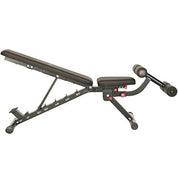 Fitness Reality 2000 Super Max XL – Verstellbare Hantelbank – Neigung/Neigungskrafttraining – Faltbare Trainingsbank – 385,6 kg Kapazität