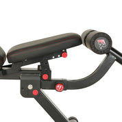 Fitness Reality 2000 Super Max XL – Verstellbare Hantelbank – Neigung/Neigungskrafttraining – Faltbare Trainingsbank – 385,6 kg Kapazität