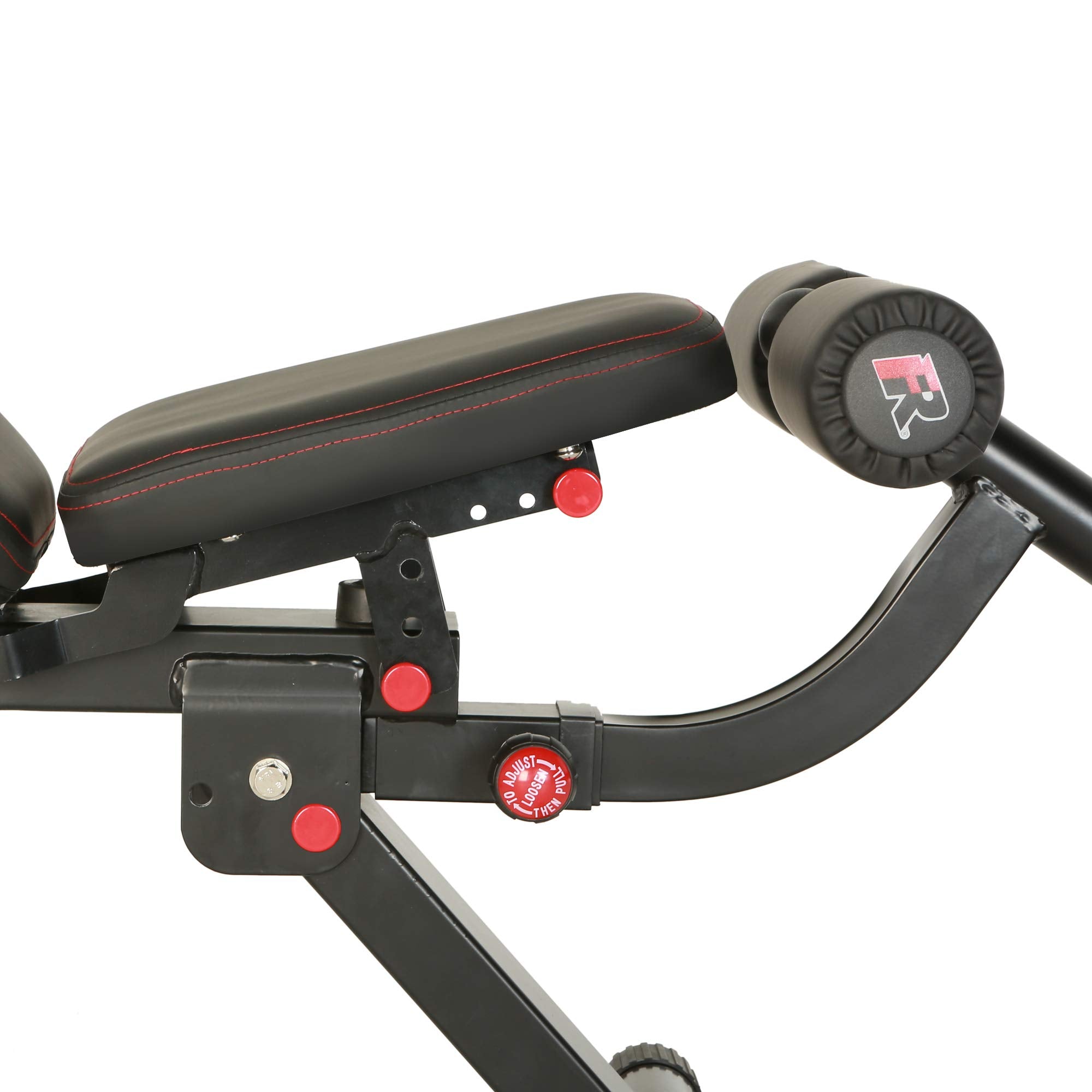 Fitness Reality 2000 Super Max XL – Verstellbare Hantelbank – Neigung/Neigungskrafttraining – Faltbare Trainingsbank – 385,6 kg Kapazität